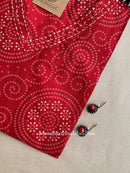 "Mangala" Bandhani Kantha Cotton Kurta