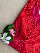 Shobha Bandhani Buttoned Cotton Kurta