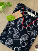 "Rubal" Hand Block Printed Scalloped Cotton kurta