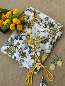 "Anukriti" Hand Block Printed Cotton kurta