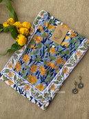 "Navika" Hand Block Printed Cotton kurta
