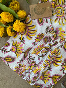 Yagni Hand Block Printed Cotton kurta