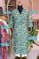 Maahi Block Printed Cotton kurta- XL