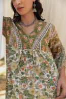 "Sana" Cotton Kurta Set with Kota Doria Dupatta (3pc)