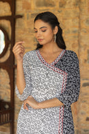 "Jeeya" Hand Block Printed Cotton kurta