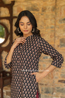 "Siddhi" Collared Cotton kurta
