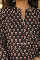 "Siddhi" Collared Cotton kurta