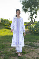 "Noor" Hand Block Printed Kurta with Straight Pant - 2pc