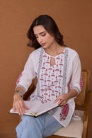"Paak" Block Printed Cotton Short kurta