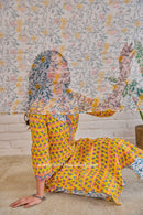 "Dua" Cotton Kurta Set with Kota Doria Dupatta (3pc)