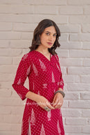 "Rudhira" Hand Block Printed Cotton kurta