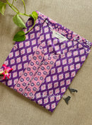 "Shyamali" Booti Printed Cotton kurta