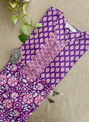 "Shyamali" Booti Printed Cotton kurta