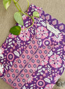 "Noorvy" Jaal Printed Cotton kurta