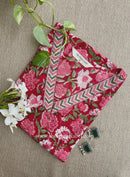 "Vasanti" Hand Block Printed Cotton kurta