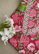 "Vasanti" Hand Block Printed Cotton kurta