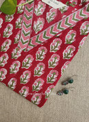 "Neerja" Hand Block Printed Cotton Co-Ord Set (2 pc)