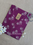 "Mudra" Magenta Cotton kurta - Big Size