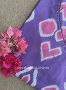 "Mandira" Purple Cotton kurta - Big Size