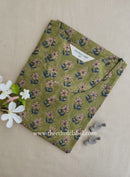 "Virasat" Hand Block Printed Green Cotton kurta