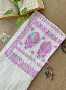 "Sutrika" Lavender Embroidered Cotton kurta