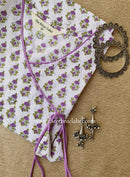 "Palaash" Hand Block Printed Cotton kurta