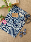 "Avira" Hand Block Printed Bagru Cotton kurta