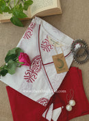 "Humrah" Hand Block Printed Cotton kurta with pant- 2pc