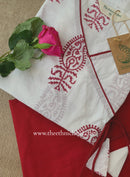 "Humrah" Hand Block Printed Cotton kurta with pant- 2pc