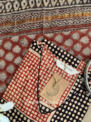 Umang Hand Block Printed Bagru Cotton kurta with with kota doria dupatta(2pc)