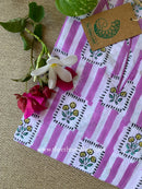 "Aasma" Hand Block Printed Cotton kurta