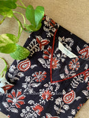 "Kachnar" Hand Block Printed Bagru Cotton kurta
