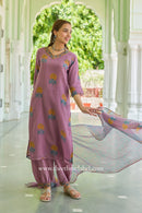 "Rumi" Pure Kota Doria Kurta Set with Dupatta (3pc)