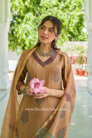 "Mitti" Pure Kota Doria Kurta Set with Dupatta (3pc)