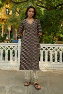 Chhapai Hand Block Printed Bagru Cotton kurta
