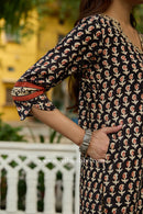 Chhapai Hand Block Printed Bagru Cotton kurta