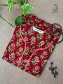 "Prachi" Hand Block Print Cotton kurta - XXL