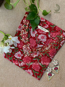 Rukmani Hand Embroidered Block Printed Cotton kurta