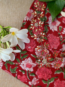 Rukmani Hand Embroidered Block Printed Cotton kurta