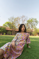 "Tulum" Hand Block Printed Cotton dress
