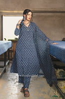 "Ayat" Cotton Kurta Set with Kota Doria Dupatta(3pc)