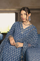 "Ayat" Cotton Kurta Set with Kota Doria Dupatta(3pc)