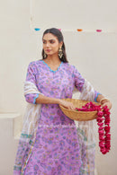 "Pranali" Kota Doriya Suit Set with dupatta(3pc)