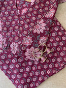 "Rubina" Cotton Kurta Set(3pc)