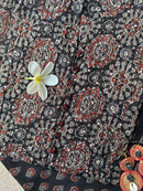 "Noora" Black Ajrakh hand block printed suit set(3 pc)