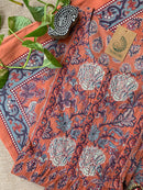 "Nithya" Hand Block Printed Cotton Kurta Set(3pc)