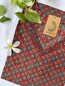 "Aiza" Ajrakh Hand Block Printed Cotton kurta