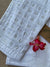 White Cotton Embroidered Stretchable Pants Free Size
