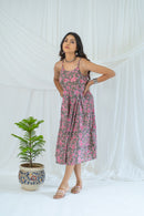 Pink & Olive 'Glamourous' Cotton Dress- M