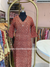 "Naima" Hand Embroidered Bagru Block Printed Cotton kurta